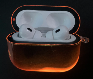 Luminous Quicksand Airpod Case - Orange Edition